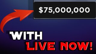 75 Million Cash on arcadia Roblox Live Now [upl. by Nylirem]