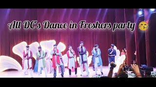 Invertis University All DCs Dance in Freshers party Enjoyment with girls minivlog viralvideo [upl. by Lirbij769]