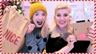 Christmas Gift Giving with Louise 2016  Zoella [upl. by Ennyrb281]