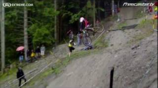 Danny Harts 2011 World Championship Winning Downhill Run at Champery [upl. by Wartow415]