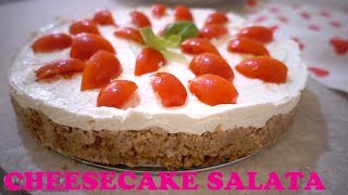 CHEESECAKE Salata ZERO GRASSI  Facile e Veloce  Carlitadolce [upl. by Ostraw]