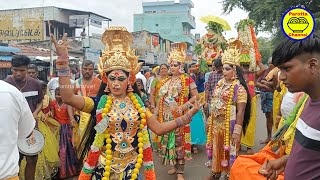 அம்மன் நடன ஆட்டம் பம்பை தப்பட்டை இசையில்  Amman dance  Parotta Channel [upl. by Luahs]