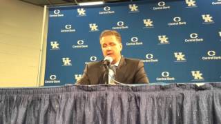 John Calipari After Win Over Illinois State [upl. by Cimbura680]