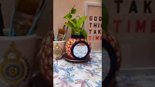 Transforming a Plastic Container to a designer Flower Pot vasepainting diy painting flowerpot [upl. by Shurlocke]