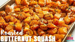 Roasted Butternut Squash Recipe StepbyStep  HowToCookRecipes [upl. by Lamek563]