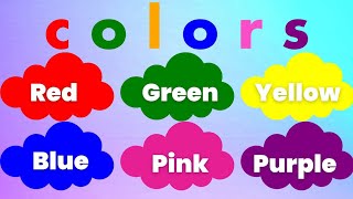 Learn colours name with pictures  Colours name in English for kids [upl. by Okiron71]