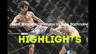 Zabit Magomedsharipov vs Kyle Bochniak FIGHT HIGHLIGHTS [upl. by Esilana]