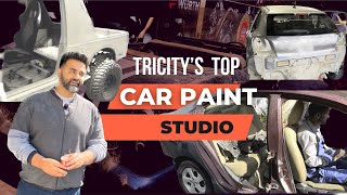 Vlog1  Best Car Denting Painting in Chandigarh Panchkula Mohali Tricity  SBA  Call 9875983427 [upl. by Aicaca162]