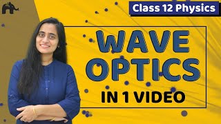 Wave Optics Class 12 Physics  Chapter 10  CBSE JEE NEET  One Shot [upl. by Rosenblast304]