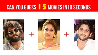 Guess the movie  Guess telugu movies in 10 seconds Guess the movie by images guess by characters [upl. by Htir]