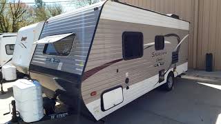 SOLD 2018 KZ Sportsmen Classic 160QB Travel Trailer Front Queen Bed Power Awning Clean 13900 [upl. by Ames]