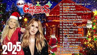 Best Christmas Songs By Mariah Carey Celine Dion Whitney Houston Christmas Full Album [upl. by Ynehpets]