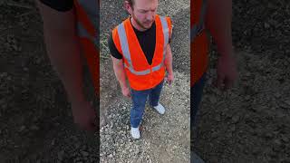 these steel toe shoes almost got me fired 🤣 construction constructionworker steeltoe jobsite [upl. by Barina]