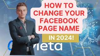 Facebook Page Name Change Tutorial Updated 2024  HOW TO CHANGE FACEBOOK PAGE NAME [upl. by Mesics]