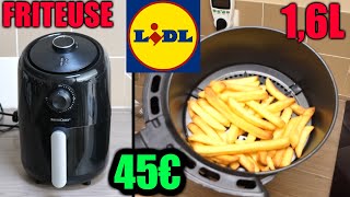 LIDL friteuse à air chaud SILVERCREST SHF 1000W sans huile silencieuse 16l ft ELECTRO DEPOT ULTENIC [upl. by Hanshaw]