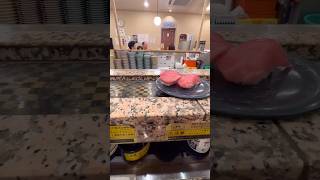 Japan Conveyor Belt Sushi shorts sushi satisfying japanesefood cravings [upl. by Yart]