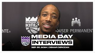 DeMar DeRozan  2024 Kings Media Day Interview Scrums [upl. by Phene]