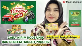 CARA KIRIM KODE UNIK amp REDEEM HADIAH PROCHIZ [upl. by Annahael]