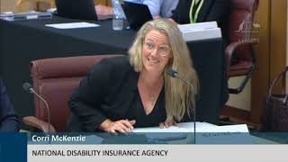 Are NDIS participants going to be kicked off the scheme Full Senate Estimates exchange [upl. by Eilujna]