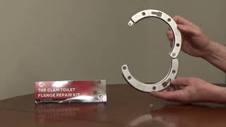 Toilet Flange Ring Repair  Closet Flange Repair Ring [upl. by Ymer]