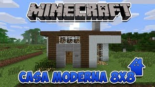 Minecraft Desafio da Casa Moderna 8X8 [upl. by Evot]