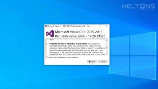 How to Download and Install Visual Studio C 2019 Redistributable for OBS Studio [upl. by Elodie]