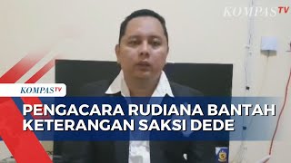 Kuasa Hukum Iptu Rudiana Keterangan Dede Tidak Benar dan Fitnah [upl. by Yrohcaz571]