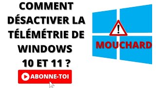 Comment désactiver la télémétrie de Windows 10 et 11 [upl. by Vada]