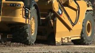 Cat® Grade Control for Wheeled Tractor Scrapers  Basic Operation [upl. by Beghtol]