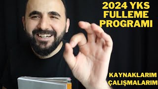 2024 YKS Fulleme Programı ve Kaynaklarım 2024 TYT ve AYT  Arşiv Video [upl. by Nador523]