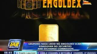 Grupong nasa likod ng Emgoldex scam kinasuhan ng Securities and Exchange Commission [upl. by Aloin]