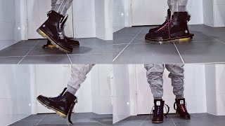 Dr Martens Air Wair Combs Tech Atmos Black On Feet [upl. by Carmencita]