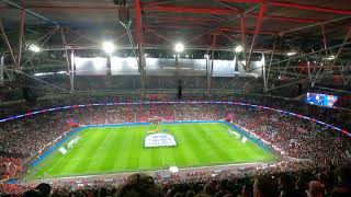 Wembley Stadium  England National Anthem  England vs Albania  WCQ [upl. by Malissia]