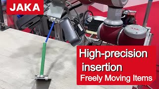 Freely Moving Objects Cobot Accurately Recognizing and Inserting [upl. by Nytsirc]