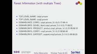 SDC 2017  Windows Authentication With Multiple Domains and Forests  Stefan Metzmacher [upl. by Ludwigg]