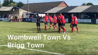 Wombwell Town Vs Brigg Town 020923 Away Day Experience [upl. by Brigit854]