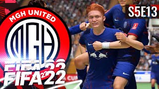 FIRST HALF ANNIHILATION  FIFA 22 MGH UNITED CAREER MODE S5E13 [upl. by Aicercal]