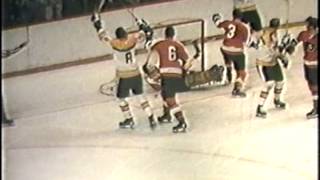 196970 Bernie Parent Philadelphia Flyers and Boston Bruins Bobby Orr Phil Esposito [upl. by Swann984]