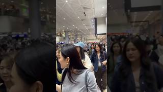 Lingorm welcome to Taipei Massive crowd but under control lingorm ormkornnaphat linglingkwong [upl. by Atir]