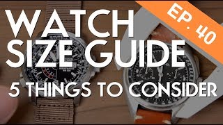 Watch Size Guide  What watch sizes look good on wrist [upl. by Amabil988]