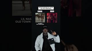 Artists Before Vs After Selling Their Soul Lil Nas X quotOld Town Roadquot amp quotmonteroquot shorts lilnasx [upl. by Lena]