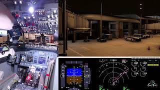 Boeing 737800 live cockpit simulator [upl. by Neelyar]