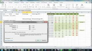Excel  NETTOARBEITSTAGE und NETTOARBEITSTAGEINTL  Arbeitstage berechnen [upl. by Iago]
