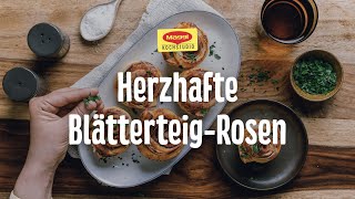 Herzhafte BlätterteigRosen [upl. by Eleanore]