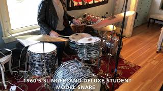 Slingerland Deluxe Student Model Snare [upl. by Eidok]