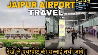 Jaipur Airport Travel  Jaipur International Airport Flight Entry Parking lounge All tour info [upl. by Carpenter408]