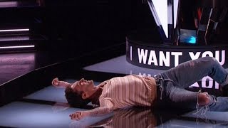 Top 10 performance That made coaches Fall Off chairs in The voice Audition 2018 [upl. by Ycats789]