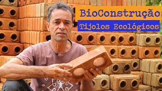 Tijolo Ecologico Bioconstrução [upl. by Amzaj]