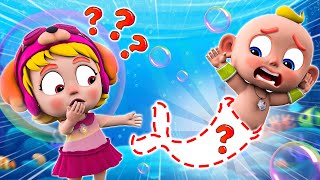 Where Is My Body Song😱 Lost My Tail  Police Take Care Of Sick Baby and Nursery Rhymes amp Kids Songs [upl. by Ackerley381]