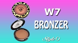 W7 The Bronzer Matte Compact [upl. by Atnoid]